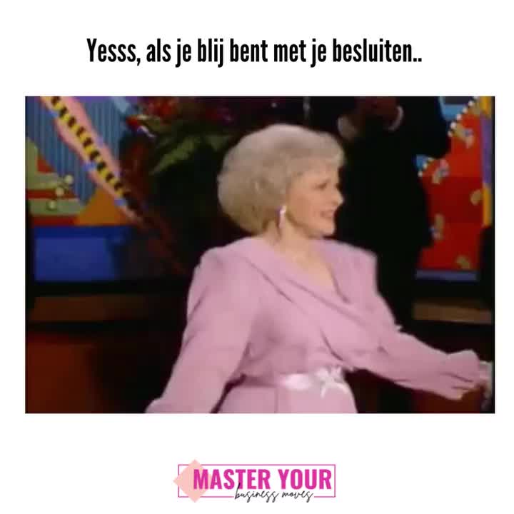 Video post from masteryourbusinessmoves.nl.