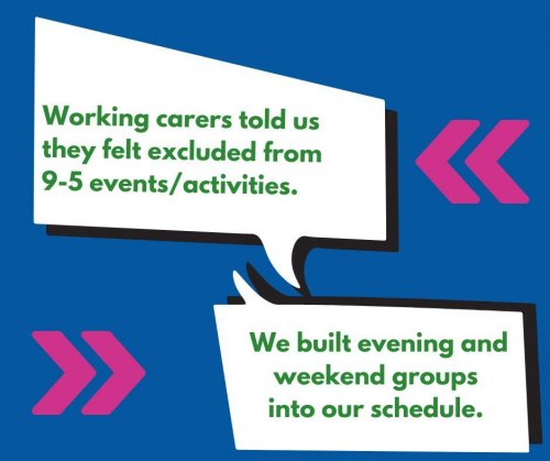 Photo post from carerscountkirklees.