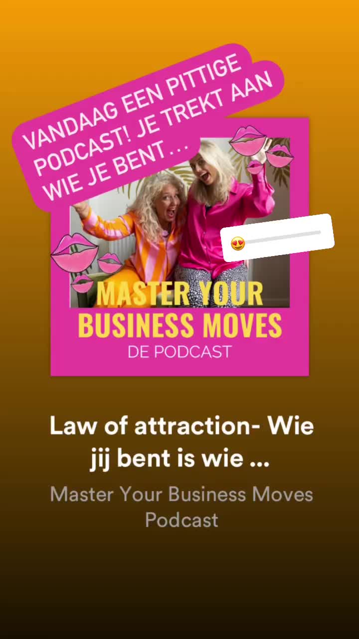Video post from masteryourbusinessmoves.nl.