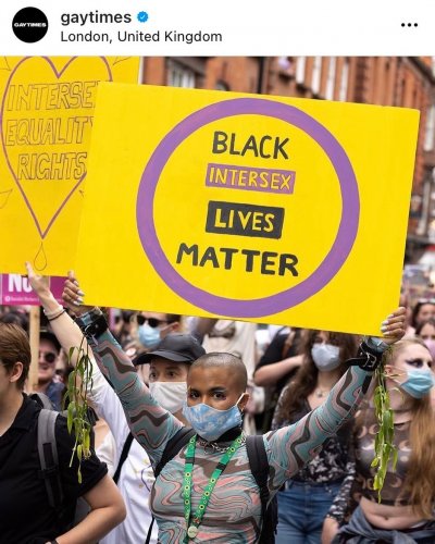 Photo post from intersexjusticeproject.