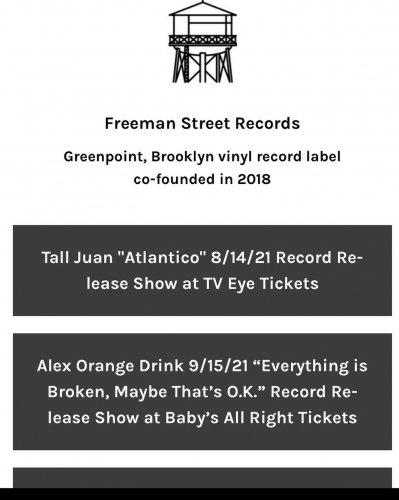 Carousel post from freemanstreetrecords.