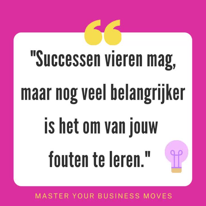 Video post from masteryourbusinessmoves.nl.