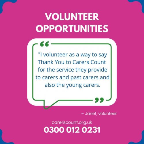 Photo post from carerscountkirklees.