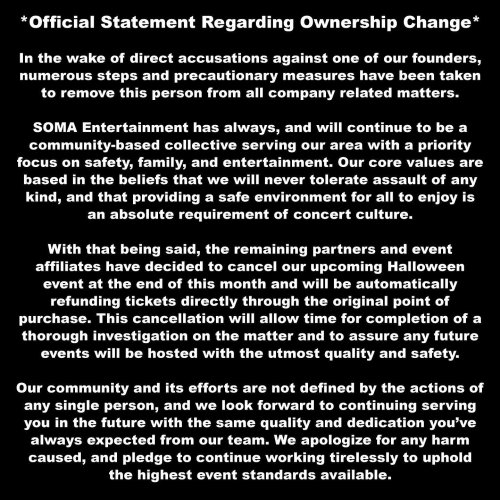 Photo post from soma_ent.