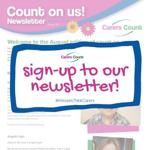 Photo post from carerscountkirklees.
