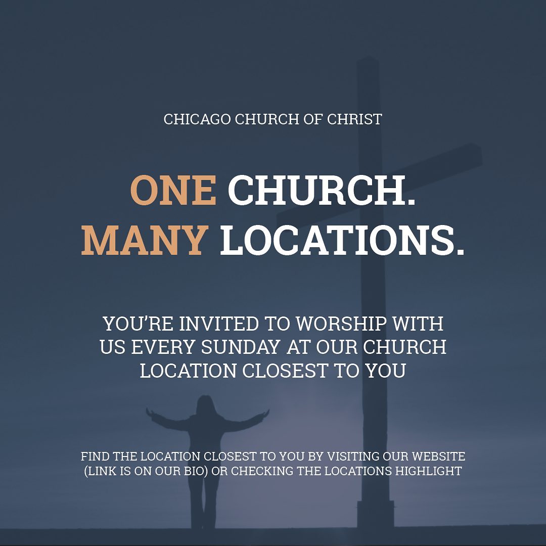 Photo post from chicagochurchofchrist.