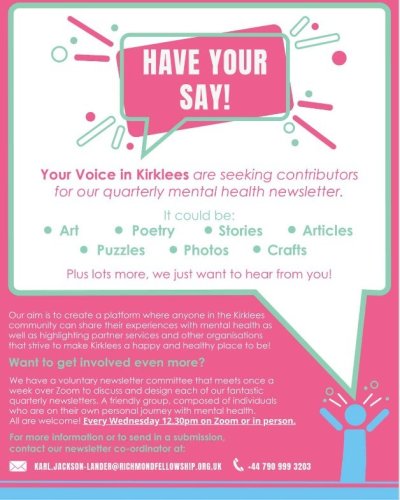 Photo post from carerscountkirklees.
