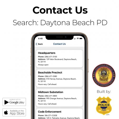 Photo post from daytonabeachpolice.