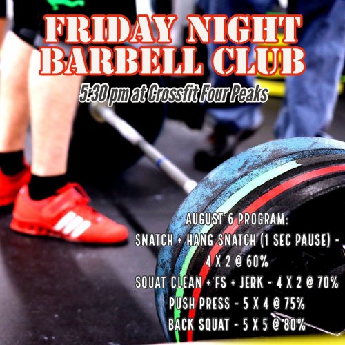 Photo post from crossfitfourpeaks.