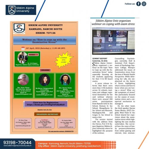 Carousel post from sikkimalpineuniversity.