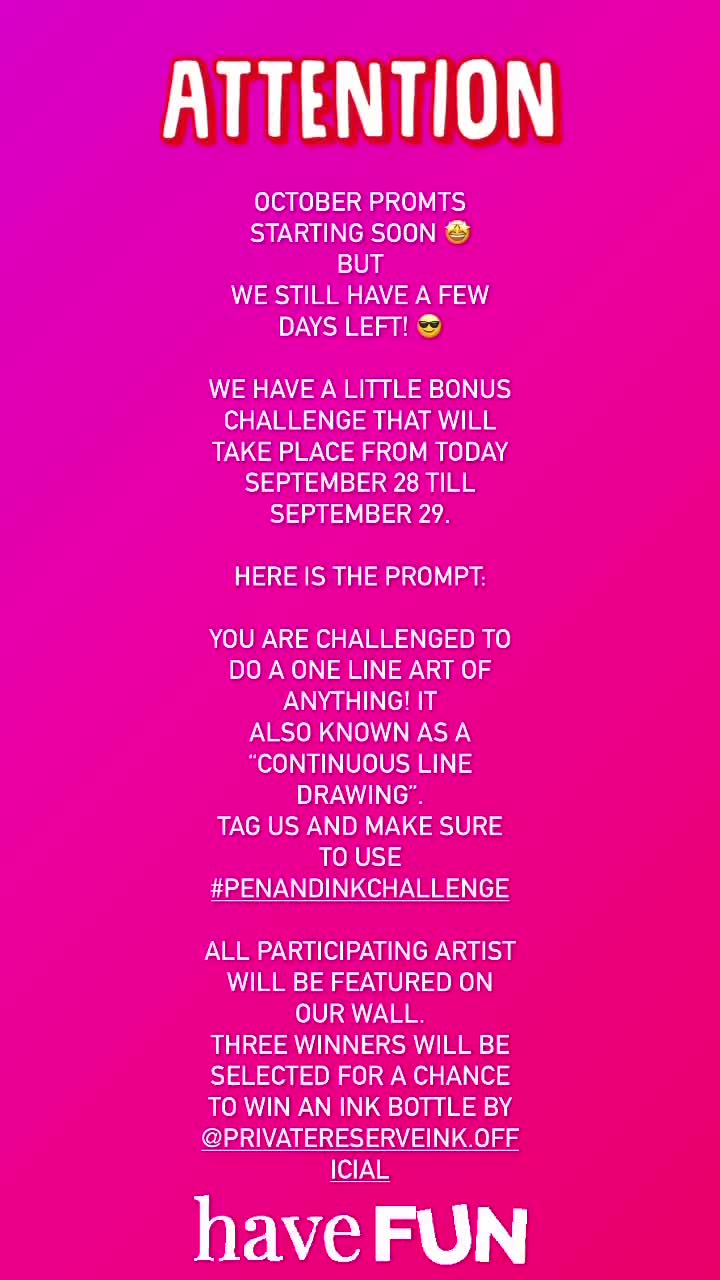 Video post from penandinkchallenge.