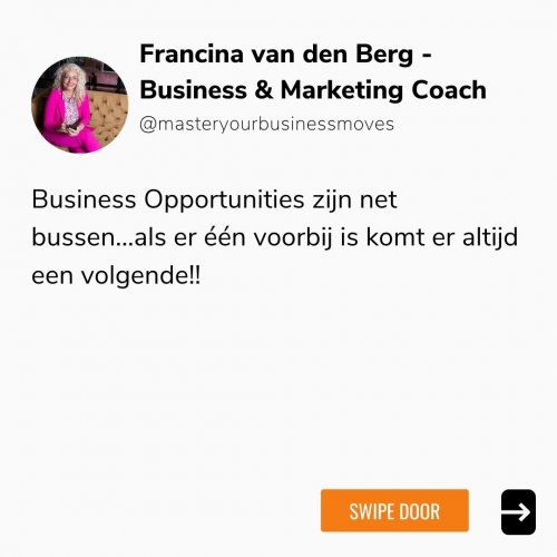 Carousel post from masteryourbusinessmoves.nl.