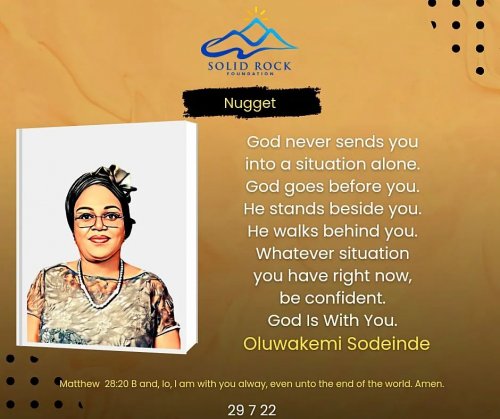 Photo post from solidrockfoundation_.