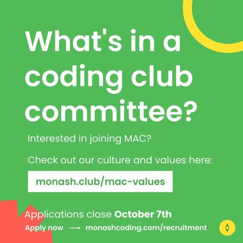 Photo post from monashcoding.