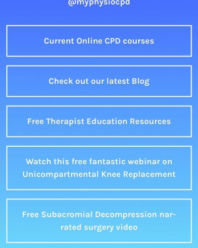 Photo post from myphysiocpd.