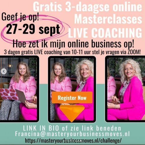 Photo post from masteryourbusinessmoves.nl.