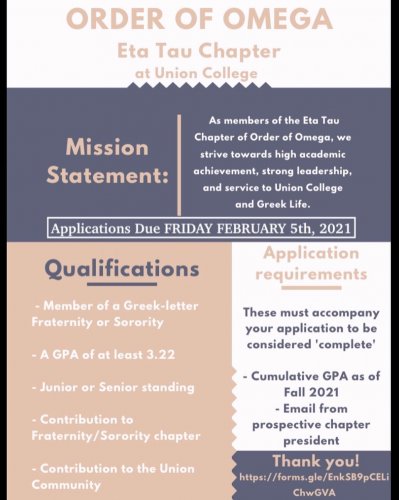 Photo post from uniongreeks.