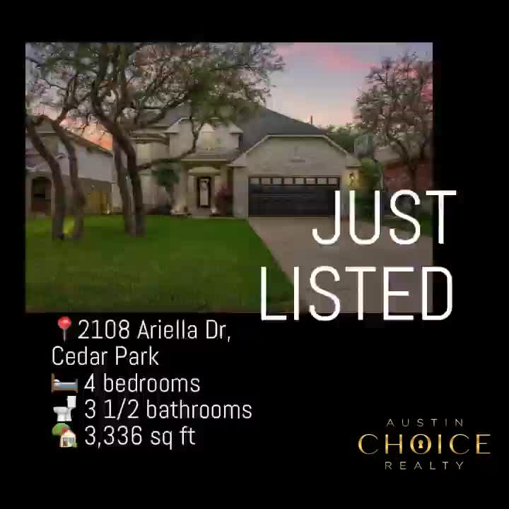 Video post from austinchoicerealty.