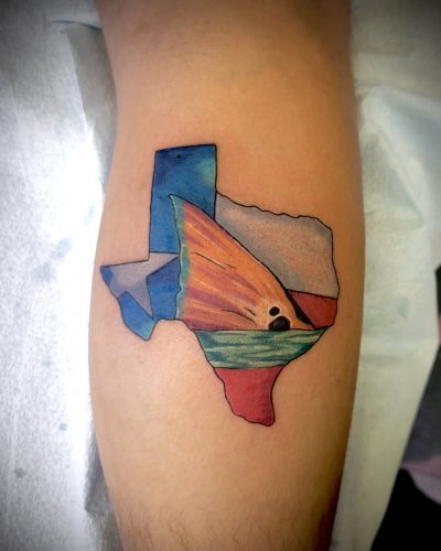 Lil fish I did on one of the homies I didn't get a chance … | Flickr