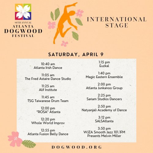 Carousel post from dogwoodfestival.