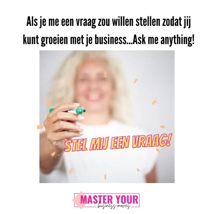 Video post from masteryourbusinessmoves.nl.