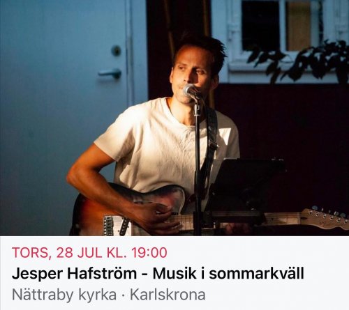 Photo post from jesperhafstrommusik.
