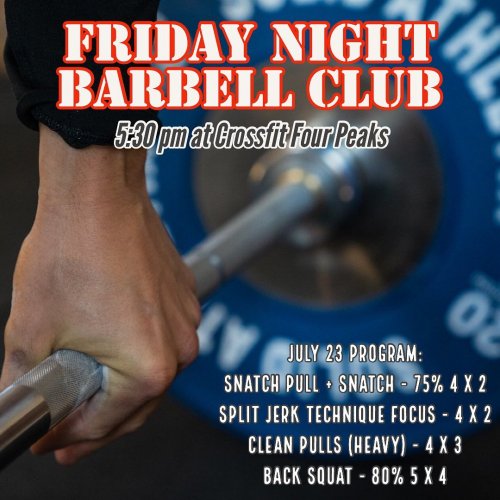 Photo post from crossfitfourpeaks.