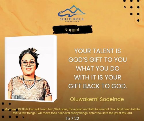 Photo post from solidrockfoundation_.