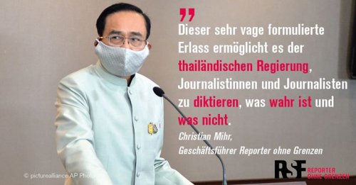 Photo post from Reporter ohne Grenzen Deutschland.