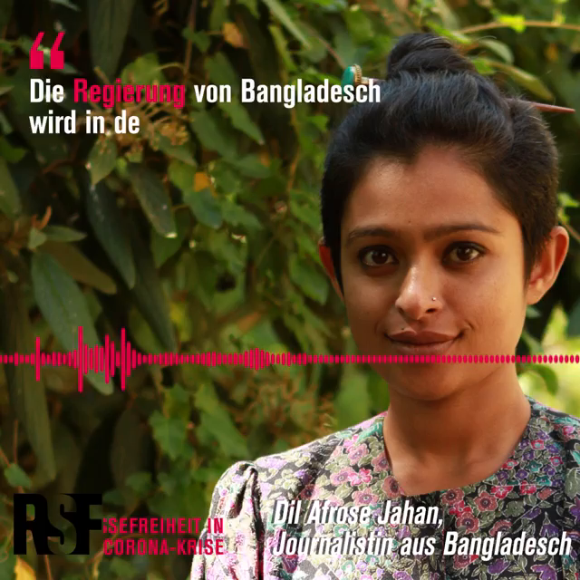 Video post from Reporter ohne Grenzen Deutschland.