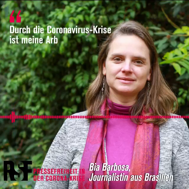 Video post from Reporter ohne Grenzen Deutschland.