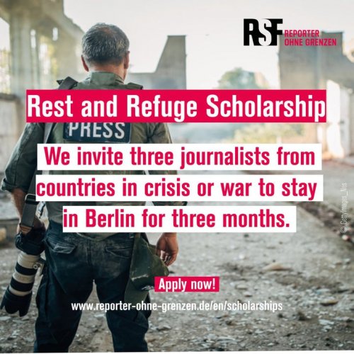 Photo post from Reporter ohne Grenzen Deutschland.