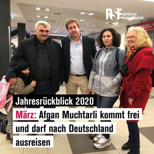 Photo post from Reporter ohne Grenzen Deutschland.