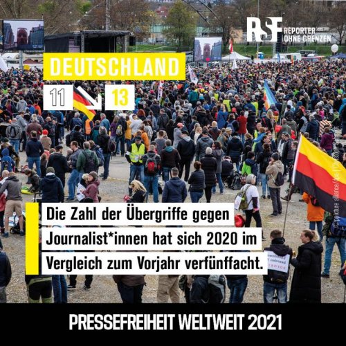 Photo post from Reporter ohne Grenzen Deutschland.