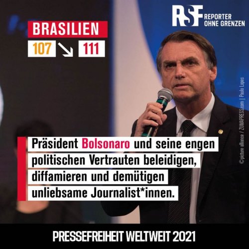 Photo post from Reporter ohne Grenzen Deutschland.