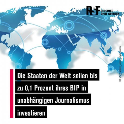 Photo post from Reporter ohne Grenzen Deutschland.