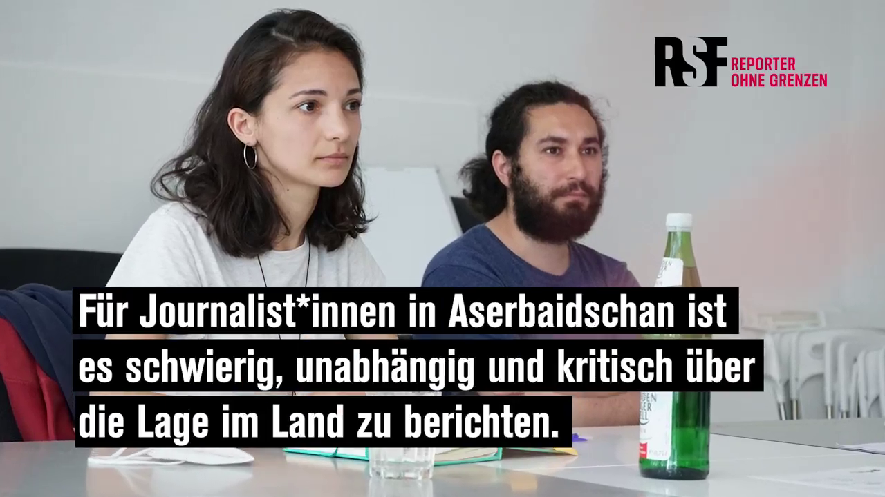 Video post from Reporter ohne Grenzen Deutschland.