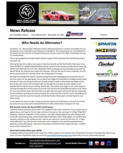 Photo post from Red Panther Motorsport.