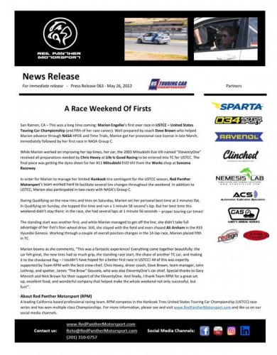 Photo post from Red Panther Motorsport.