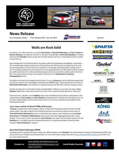 Photo post from Red Panther Motorsport.