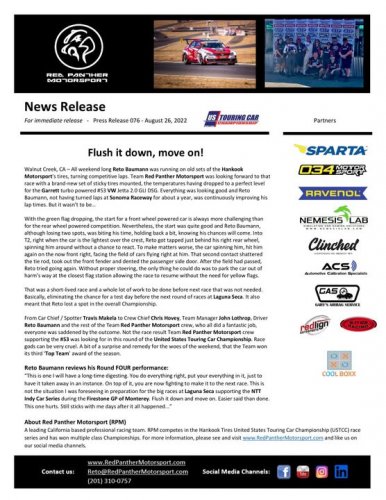 Photo post from Red Panther Motorsport.