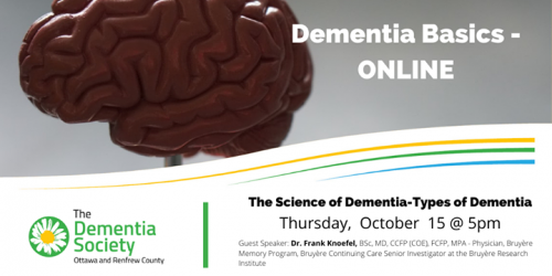 Photo post from The Dementia Society of Ottawa and Renfrew County.