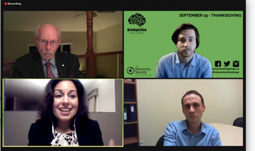 Photo post from The Dementia Society of Ottawa and Renfrew County.