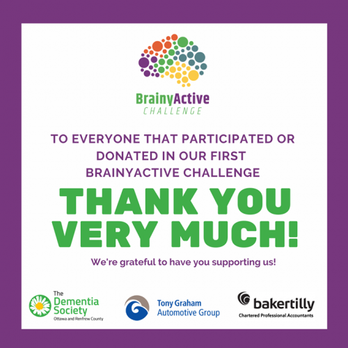 Photo post from The Dementia Society of Ottawa and Renfrew County.