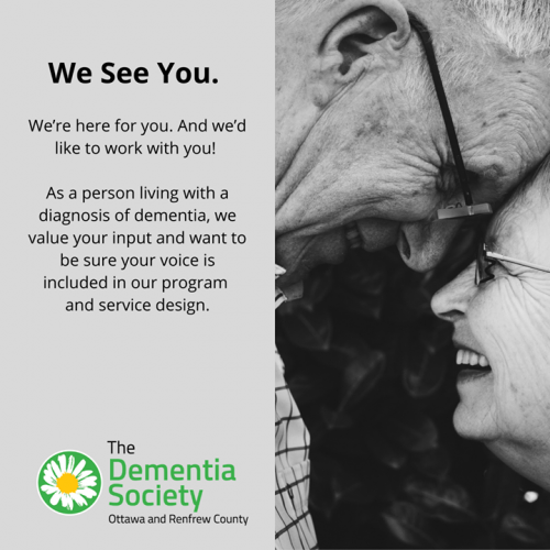 Photo post from The Dementia Society of Ottawa and Renfrew County.