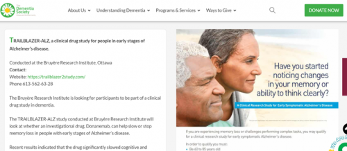 Photo post from The Dementia Society of Ottawa and Renfrew County.