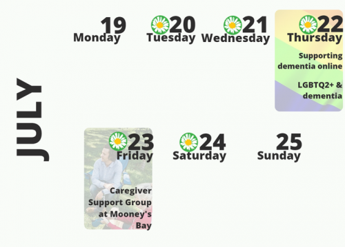 Photo post from The Dementia Society of Ottawa and Renfrew County.