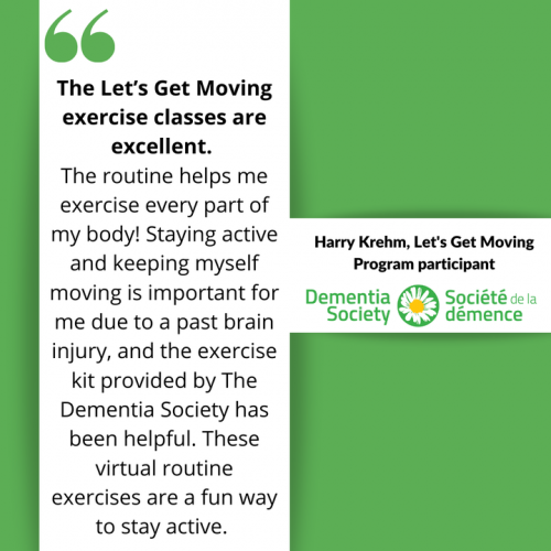 Photo post from The Dementia Society of Ottawa and Renfrew County.