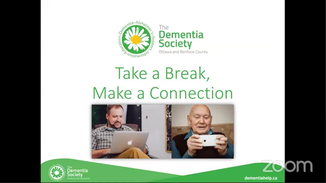 Video post from The Dementia Society of Ottawa and Renfrew County.