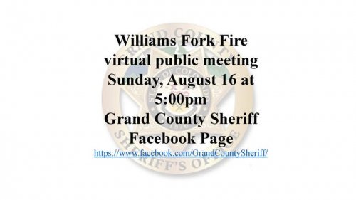 Photo post from Grand County Office of Emergency Management.